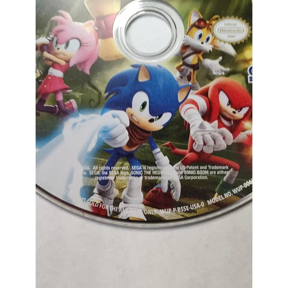Sonic Boom: Rise of Lyric (Nintendo Wii U, 2014) DISC ONLY